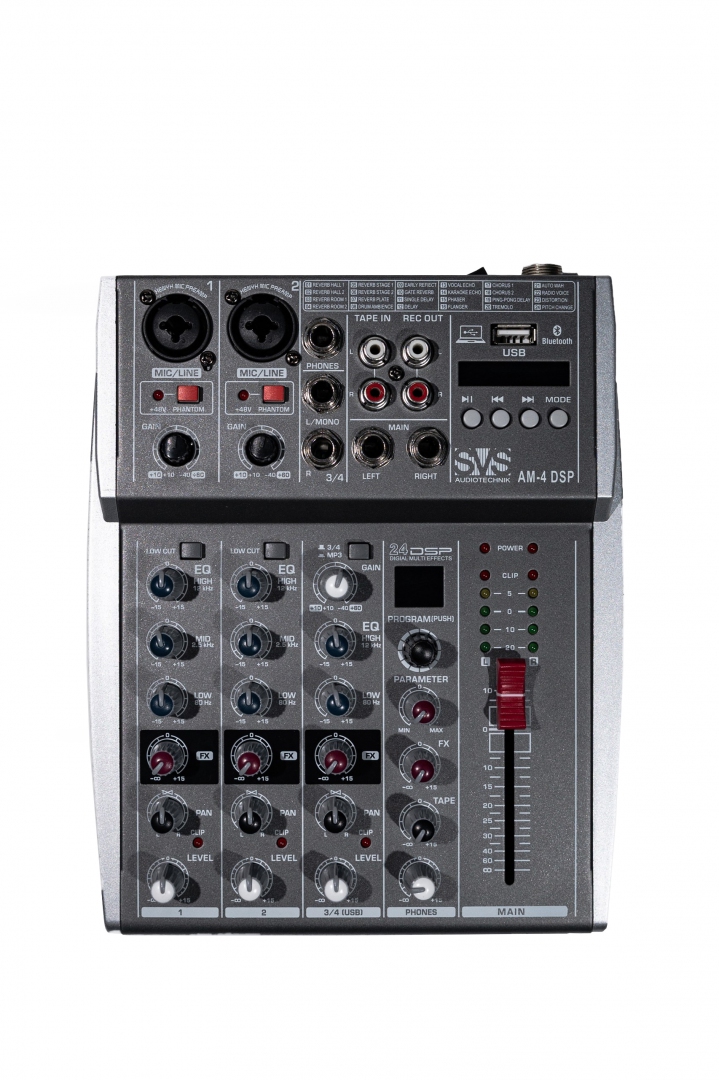 SVS Audiotechnik mixers AM-4 DSP Аналоговый микшерный пульт, 4-канала в Хабаровском крае